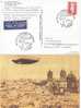 Beautiful Helicopter Secour/Help Zeppelin France-Germany Photo Colorful Reproduced Postcard 1990 - Elicotteri