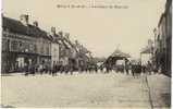 Carte Ancienne Milly La Forêt - La Place Du Marché - Halles - Milly La Foret