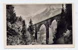 K4 -  LES HOUCHES - Viaduc Sainte-Marie, Massif Du Mont-Blanc Et Aiguille Du Goûter (1953) - Les Houches