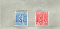Svizzera - Serie 776/77** (Unificato) 1966  Europa Cept - 1966