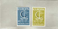 Olanda  - Serie 837/38** (Unificato) 1966  Europa Cept - 1966