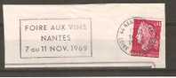 BOISSONS / FLAMME FOIRE Aux VINS NANTES NOV. 1969 / Format 10 X 4// Lot C 16.09.69) - Wines & Alcohols