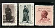 ES304 - YUGOSLAVIA 1952 , Serie  N. 607/609  ***  TITO - Unused Stamps