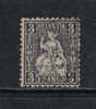 ES373 - SVIZZERA , 3 Cent Nero N. 34 Usato. - Used Stamps