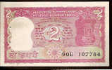 2 Rupees "INDE"  Tigre   1985- 90      Ro 38   39 - India