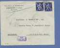 683(lion) Op Brief Met Stempel DOLHAIN-LIMBOURG Naar LONDON (G.B.) Met Stempel PARTI / GONE AWAY - Storia Postale