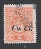 LUBIANA - OCCUPAZIONE - 1941: Segnatasse, Valore Usato Da 5 D. Soprastampato Co.Ci.. - STAMP UNSECURED - DC0595 - Ljubljana