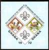 GHANA 1973 BOY SCOUTS, TENT, SEA SCOUTS MNH** S/s # 7885 - Autres & Non Classés