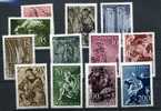 YOUGO  Oeuvres D´artistes  Superbe Série  680-691 **  Cote 165 E  Peintures Sculptures - Unused Stamps