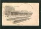 Aulnoye - La Gare ( Deux Timbres Taxe à 10cintérieur , Dos Précurseur Imp. E. Delgorge Maubeuge Voyagé En 1902) - Aulnoye