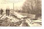 INONDATIONS 1910 A TROYES PONT DE LA VIENNE ECROULE ET LA LIGNE DE CHALONS REF 1354 - Überschwemmungen