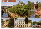 PONT AUDEMER - 5 Vues : La Risle Et L´église St Ouen, Les Vieux Quartiers, L´Hôtel De Ville - Pont Audemer