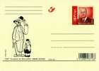 Entier Postal Sur Carte Postale Avec Illustration "Piet Fluwijn & Bolleke" - Postkarten 1951-..