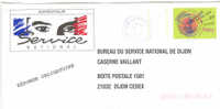 PAP BSN Dijon Service National  - An 2000 - Prêts-à-poster:Stamped On Demand & Semi-official Overprinting (1995-...)