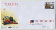 Tomato Vegetable,Fruit,China 2005 Liaoning Agricultural Prosuct Service Postal Stationery Envelope - Légumes