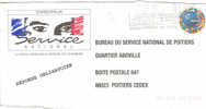 PAM BSN Poitiers Service National  - Foot  - - Prêts-à-poster: TSC Et Repiquages Semi-officiels
