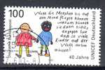 17.6.1993: 40e Anniversaire Du Comité Allemand Pour L'UNICEF; Y&T No. 1512, Oblitéré, Lot 6535 - Used Stamps