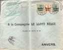 BELGIUM OCCUPATION USED COVER 1917 CANCELED BAR LUTTICH - OC1/25 Generalgouvernement 