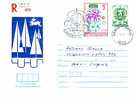 BULGARIA 1988 New Year   Postal Stationery + Sp. First Day (R-travel ) - Nouvel An