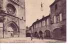 GOURDON  -   Portail De L´Eglise Et L´Hôtel De Ville - N° 1508 - Gourdon