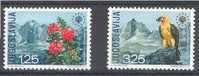 Joegoslavie Yougoslavie Yvertnr. 1291-92 *** MNH Cote 17,5 Euro Faune Et Flore - Nuevos