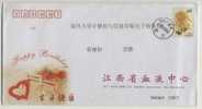 Rose,Happy Birthday For Donator,CN03 Jiangxi Blood Donation Center Advertising Postal Stationery Envelope - Andere & Zonder Classificatie