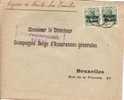 BELGIUM OCCUPATION USED COVER 1916 CANCELED BAR ??? - OC1/25 Governo Generale