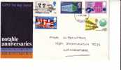 1 FDC Notable Anniversaries 1969 - 1 Envelope Premier Jour Anniversaire 1969 / Europa - 1952-1971 Dezimalausgaben (Vorläufer)