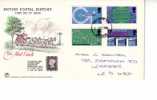 1 FDC English Post Office 1969 - 1 Envelope Premier Jour La Poste Anglaise 1969 - 1952-71 Ediciones Pre-Decimales