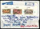 ISRAEL - 1986 - P.cov. Avec 3 Timbres - Corails - "R"travel - Storia Postale