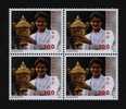 Roger Federer Postfrisch, Viererblock ** - Unused Stamps