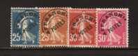 ES123 - FRANCIA , Preobliterati :  N. 56/59 * - 1893-1947