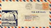 7609    LETTER 1938   NAT. AIR MAIL WEEK - 1c. 1918-1940 Brieven