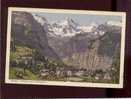 14516 Wengen Breithorn & Tschingelhorn édit.kunst & Natur N°1508 , Couleur Belle Carte - Wengen