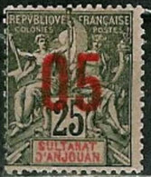 MADAGASCAR..1912..Michel # 115 II...MLH. - Unused Stamps