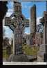 Jolie CP Ireland Irlande Croix Celtique & Tour Ronde Celtic Cross & Round Tower Monasterboice Louth - écrite - Louth