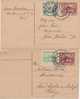 Tchecoslovaquie Serie Hradcany 3 Uprated Postal Cards And 2 Postcards 1919-20 - Andere & Zonder Classificatie