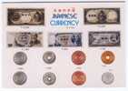 JAPANESE CURRENCY. Modern Japanese Postcard - Coins (pictures)