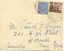 Ireland Postal History. Cover 1955 To USA - Lettres & Documents