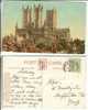 Bradford: Lincoln Cathedral. Postcard Circulated 22/02/1908 - Otros & Sin Clasificación