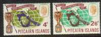 PITCAIRN  ISLANDS SET OF 2 FOOTBALL SOCCER SPORT UK 1966  QEII LHMINT 196 SG60-61  SPECIAL PRICE !! READ DESCRIPTION !! - Pitcairninsel