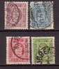 1415) Dänemark Dienstmarken Mi.Nr. 4-7  Gestempelt - Dienstzegels