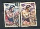 Polynésie  -  1958-1960  :  Yv  9 + 11  (o) - Usados