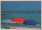 Jolie CP Vive Les Vacances à La Mer - Plage Et Parasols - Flamme De Varengeville Sur Mer 76 Cimetière Marin - Haute-Normandie