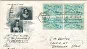 1247. Carta  Annapolis (USA) 1949 Circulado A Barcelona - 1941-1950