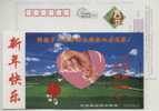 Salutatory Greeting For Donator,Hand By Hand,China 2006 Aqi Blood Donation Center Advertising Postal Stationery Card - Other & Unclassified