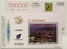 Container Wharf,Port Crane,China 1998 Shanghai Harbour Advertising Pre-stamped Card - Altri (Mare)