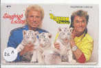 SIEGFRED & ROY Op Telefoonkaart Japan (212a) - Personaggi