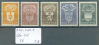 BELGIQUE  No COB 756-760 * (  Avec Charnière )          Cote: 20 € - Unused Stamps