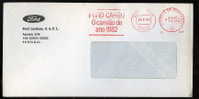 Cachet ROUGE Du Portugal Pub Ford Cargo Camion Année 1982 / Portugal Ford Cargo Truck Of The Year 1982 FRANKING METER - Camions